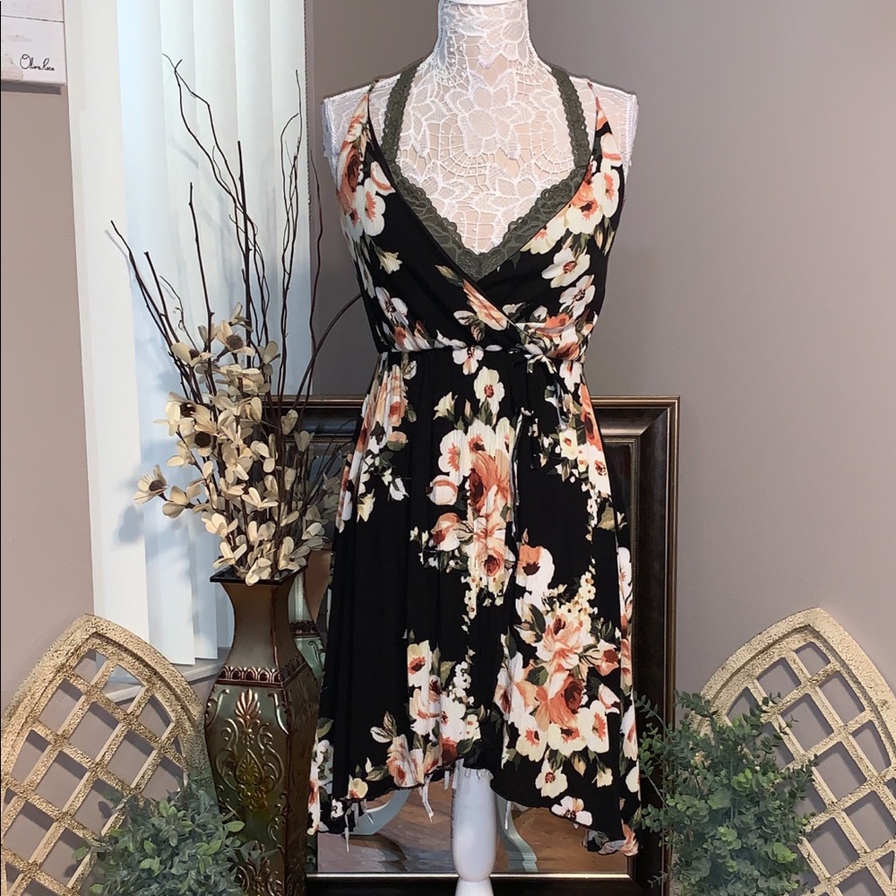 Beautiful Floral Mini Dress